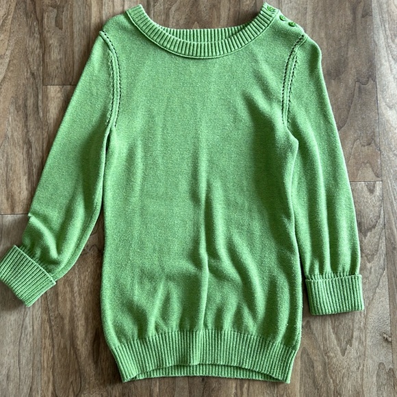 Crew neck green sweater - Picture 1 of 1